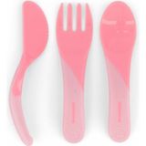 TWISTSHAKE Pembe Bebek Öğrenme Çatal ve Kaşık Seti (6+ Ay) - Standart
