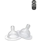 Twistshake Silikon Anti-Kolik 2'li Biberon Emziği X-Small 0+ Ay