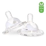 Twistshake Silikon Anti-Kolik Biberon Emziği Medium 2+ Ay 2'li