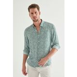 Twn 0EC02AP28259M Slim Fit Yeşil Erkek Gömlek