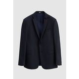 Twn 0EFY5KMBN061M Slim Fit Lacivert Armürlü Kombinli Takım Elbise