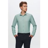 Twn 6EF02ORT00288 Slim Fit Yeşil Oxford Gömlek