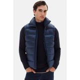 Twn Saks Mavi Düz Yelek Mont Erkek Slim Fit Günlük Kullanım İçin M Beden 3ECY70501502M