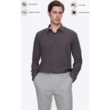 Twn Slim Fit Antrasit Düz Gömlek 5EF02AD10288M - XS