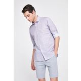Twn Slim Fit Beyaz Baskılı Gömlek