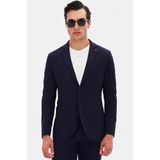 Twn Slim Fit Lacivert Düz Takim Elbise 4EC05E301545M - 50 - 6 Drop