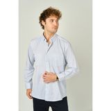 Two Hands Erkek Kareli Çift Cep Detaylı Uzun Kollu Pamuklu Gömlek 2144 Yeşil - 2XL