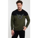 Twobull Helsinki Siyah Haki Erkek Sweatshirt