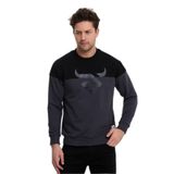 TWOBULL HELSINKI Sweatshirt Erkek SİYAH/FÜME 2XL