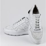 TwoEgoist Deri Erkek Spor Günlük Ayakkabı - Sneakers - Beyaz