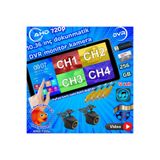 Twogo 2 ADET BALIK GÖZÜ 720P AHD 170'' KAMERA DOKUNMATİK 10.36'' VİDEO MÜZİK DVR EKRAN SETİ 12 V