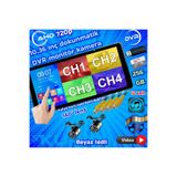 Twogo HAVALI TOHUM MAKİNASI MİBZER 2 ADET AHD 720P BEYAZ LEDLİ KAMERA DOKUNMATİK 10.36 İNÇ MONİTÖR 12 V