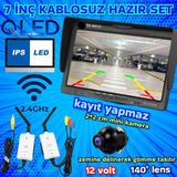 Twogo KABLOSUZ 7 İNÇ MONİTÖR 19 MM ULTRA MİNİ ARAÇ GÖRÜŞ KAMERASI 12 V KAYIT YAPMAZ