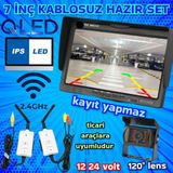 Twogo KABLOSUZ 7 İNÇ MONİTÖR METAL KASA KAMERA SET KAYIT YAPMAZ 12*24 V