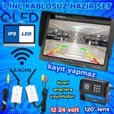 Twogo KABLOSUZ LEDLİ METAL KAMERA 7 İNÇ MONİTÖR KAYIT YAPMAZ 12 24 V