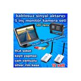Twogo TİCARİ PANELVAN ARAÇLARA KABLOSUZ 5 İNÇ MONİTÖR 1 ADET METAL KASA KAMERA