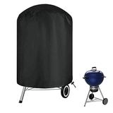 Twopone Kömür Izgara Örtüsü, Weber 50 cm Kömür Su Isıtıcısı için Barbekü Izgara Örtüsü, Ağır Hizmet Su Geçirmez Dış Mekan Tütsü Kılıfı, Çoğu Kömür Izgarası için Yuvarlak Izgara Kapağı - 23 D x 76 cm Y