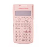 TWOTECH 240 Fonksiyonlu Bilimsel Hesap Makinesi - 2 Satırlı Ekran, Güçlü Tasarım - Pembe