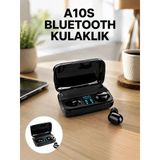 Tws A10s Bluetooth 5.0 Kulaklık - Yüksek Ses Kalitesi, Ergonomik, Uzun Pil Ömürlü Yeni Nesil