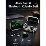 Tws Bluetooth Kulaklık ve Akıllı Saat Uyku Takibi Nabız Ölçer Uzun Pil Ömrü - 0 - 12 Yaş