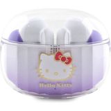 TWS Kulak İçi Bluetooth Kulaklık Hello Kitty Orjinal Lisanslı Renk Geçişli Dizayn V5.3 Mor