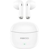 Tws Kulak Içi Bluetooth Kulaklık Recci REP-W81 Melody Serisi Hi-Fi Ses Kaliteli V5.3 Beyaz
