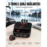 Tws Powerbank Kutulu Dijital Göstergeli Bluetooth Kulaklık Kablosuz Kulakiçi Kulaklık Yeni Nesil