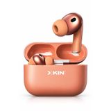 TWS85, Aktif Gürültü Engelleme (ANC), 13 mm Hoparlör ve Güçlü Bas, AAC Ses Desteği, 300 mAh Şarj Kutusu, 10 Metreye Kadar Bluetooth Menzili, Kulak İçi Kablosuz TWS Kulaklık, Turuncu