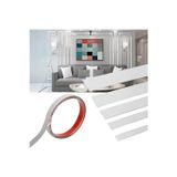 TWSOUL 5 m süs şeridi ve duvar kaplaması, kendinden yapışkanlı metal ayna 10mm- 5Metre