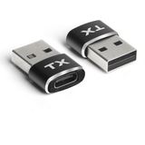 Tx USB Type-A To Type C Çevirici Şarj ve Data Aparatı (TX-AC-U02)