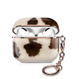 Txocouk Airpods Pro 2 için Kılıf Koruyucu Darbeye Dayanıklı Sert Kılıf Anahtarlıklı Sevimli AirPods Pro 2. Nesil Kılıf Hava Bölmesi Kılıfı Kızlar ve Kadınlar ve Erkekler için İnek Postu Çiftlik