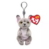 Ty Beanie Bellies Peluş Gri Köpek Anahtarlık Wilfred