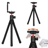 T&Y FOTO Kingjoy KT-660 DSLR, Aynasız Fotograf Makinesi ve Telefon Uyumlu Profesyonel Ahtapot Esnek Tripod