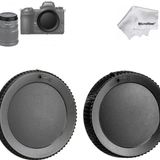 T&Y FOTO Nikon Z Aynasız Fotograf Makineleri ve Lensleri Için Body Ön ve Lens Arka Kapağı Rear Cap Set (Nikon ZF ZFC Z30 Z50 Z5)