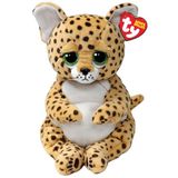 Ty Lloyd Leopar Beanie Bellies Medium 24 cm - Ezilebilir Beanie Bebek Yumuşak Pelüş Hayvanlar - Koleksiyonluk Pelüş Oyuncak