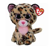 TY Peluş Beanie Boo's Livvie Pembe Leopar 15 cm Peluş Oyuncak