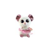TY Peluş Ty Beanie Boo Nina Balerin Beyaz Fare 15 cm 150079TY36365