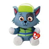 TY Rocky Paw Patrol çocuklar için yumuşak pelüş oyuncak, pelüş oyuncak, koleksiyon parçası, Beanie Babies serisi, standart