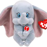 TY-Ty Beanie Boos Dumbo Fil Sesli Peluş 15 cm.