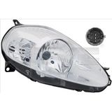 Tyc Fiat Grande Punto Ön Far Elektrikli Motorlu Nikelaj Mor Soket Uyumlu Sol 2008- 2009 (Oem No: 518409