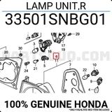 Tyc Honda Civic Arka Stop Sedan Sağ 2006-2008 (Oem No: 33501Snbg01)