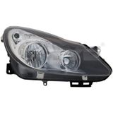 Tyc Opel Corsa D Ön Far Motornikelaj Sıyah Sağ 2006 (Oem No: 93189362)