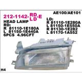 Tyc Toyota Corolla Ön Far El/Man Sol 2000-2002 (Oem No: 811501E410)