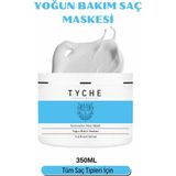 Tyche Luxury Beauty Yıpranmış Saçlara Yoğun Bakım Saç Maskesi 350Ml Onarıcı Etkili Doğal İçerik