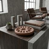 Tycho Minimal Kahverengi Dekoratif Yüzük Tabağı | Modern Dekoratif Kase | Masa Üstü Aksesuar