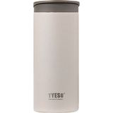 Tyeso 360 ml Beyaz Flat Vakumlu Paslanmaz Çelik Taşıma Saplı Termos