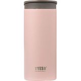 Tyeso 360 ml Pembe Flat Vakumlu Paslanmaz Çelik Taşıma Saplı Termos