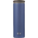 Tyeso 500 ml Mavi Flat Vakumlu Paslanmaz Çelik Taşıma Saplı Termos