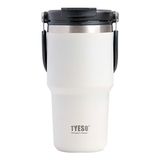 Tyeso 600 ml Beyaz Dailyneed Vakumlu Paslanmaz Çelik Termos