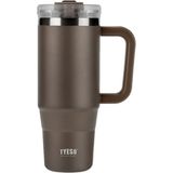 Tyeso 900 ml Kahvernegi Qq Sızdırmaz Pipetli Çift Duvarlı Vakumlu Termos